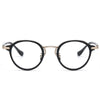 Tripi Titanium Vintage Round Eyeglasses Frame