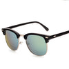 JOLLYNOVA Polarized Sunglasses For Women And Men Semi Rimless Frame Retro Sun Glasses AE0369