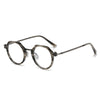 Schry Retro Round Titanium Glasses Frame