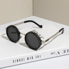 Jang Retro Round Steampunk ND Dimming Sunglasses