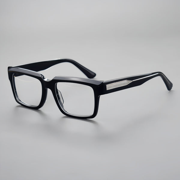 Hulsey Retro Rectangle Acetate Glasses Frame