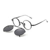 Monroe Titanium Round Glasses Frame