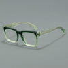 Yoel Retro Plate Square Myopia Glasses Frame