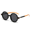 New European and American fashion round frame anti-blue light flat mirror men's anti-blue light glasses frame women's pose trend flat mirror