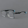 Rex Retro Square Acetate Glasses Frame