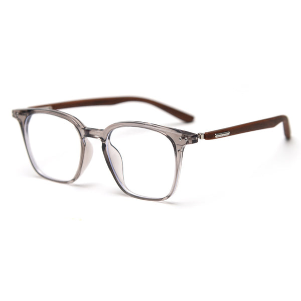 0365 new Japanese and Korean retro square personalized TR90 myopia glasses frame men's and women's literary flat mirror holder can be matched with degrees