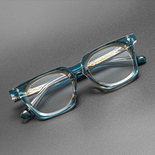 Quint Vintage Square Acetate Glasses Frame