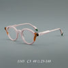 Crowe Vintage Acetate Round Eyeglasses Frame
