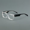 Monk Retro Rectangle Acetate Glasses Frame