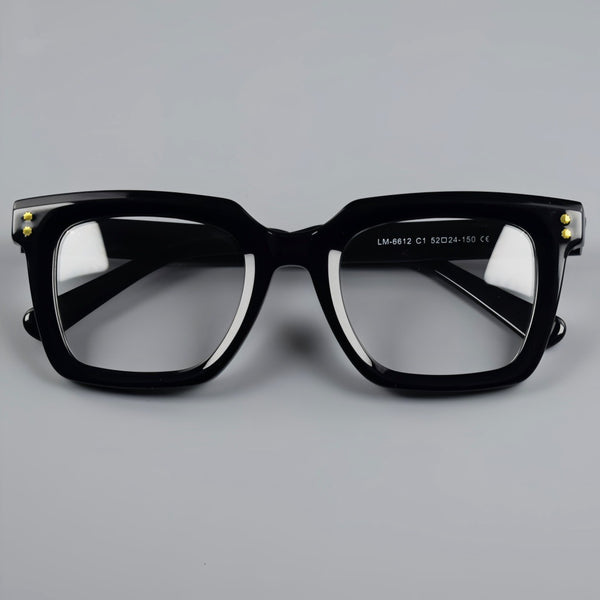 Tatt Retro Square Acetate Glasses Frame
