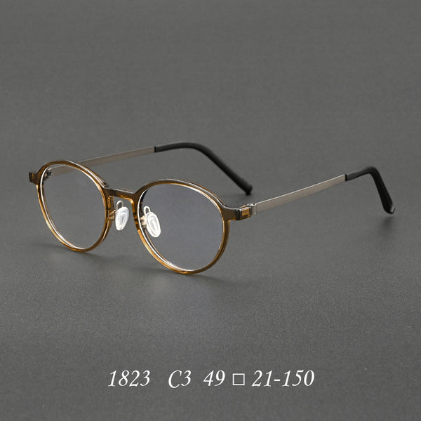 Noor Round Vintage TR90 Eyeglasses Frame