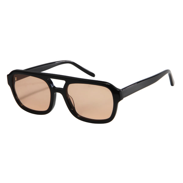 Huff Premium Series Double-bridge Retro Acetate Sunglasses