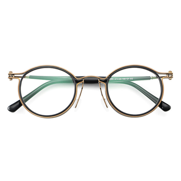 Tel Retro Steam Punk Optical Glasses Frame
