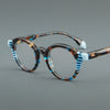 Crowe Vintage Acetate Round Eyeglasses Frame