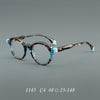 Crowe Vintage Acetate Round Eyeglasses Frame
