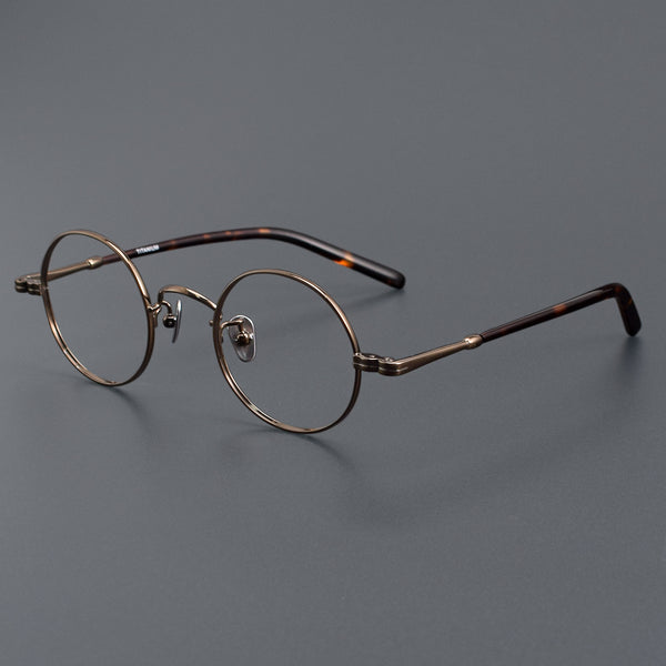 Udo Titanium Round Glasses Frame
