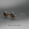 High-end niche magnetic glasses 5976 retro fashion old small round frame glasses frame Danyang spot wholesale can be matched