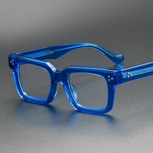 Harper Retro Rectangle Acetate Glasses Frame