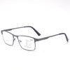 Fashion Business Metal Large Frame Anti-Blue Light Multifocal Photochromic Glasses