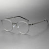 Idris Titanium Vintage Oval Eyeglasses Frames