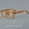 Foxx Retro Cat Eye Acetate Glasses Frame