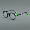 Crowe Vintage Acetate Round Eyeglasses Frame