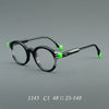 Crowe Vintage Acetate Round Eyeglasses Frame