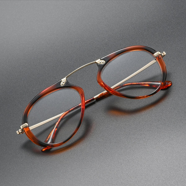 Andon Retro Aviator Acetate Glasses Frame