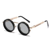 Zoya Retro Round Steampunk ND Dimming Sunglasses