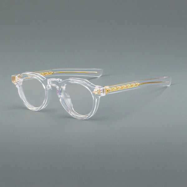 Marlin Vintage Geometric Acetate Glasses Frame
