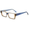 Piller Retro Rectangle Acetate Glasses Frame