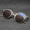 Seh Titanium Vintage Eyeglasses Frame With Sunglasses Clips