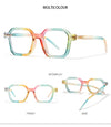 European and American street photography literary sunglasses 86601 cross-border simple square sunglasses fashion star flat glasses