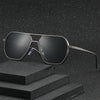 Men's and women's polarized sunglasses, aluminum-magnesium temple sunglasses, large-frame color-changing glasses.