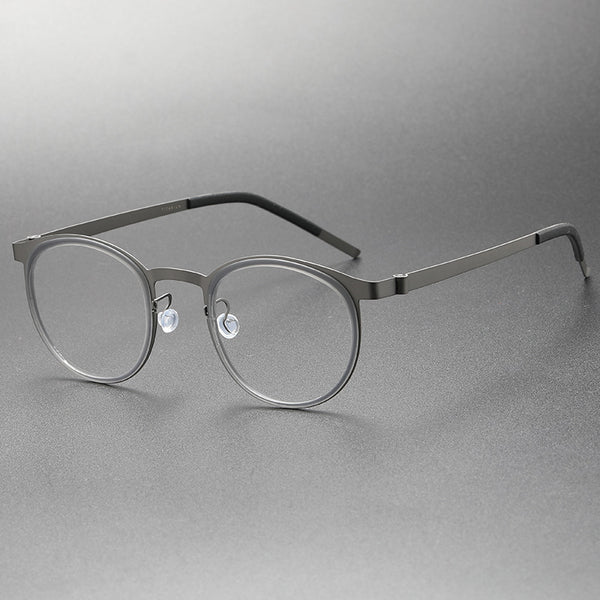 Carter Titanium Vintage Round Eyeglasses Frames