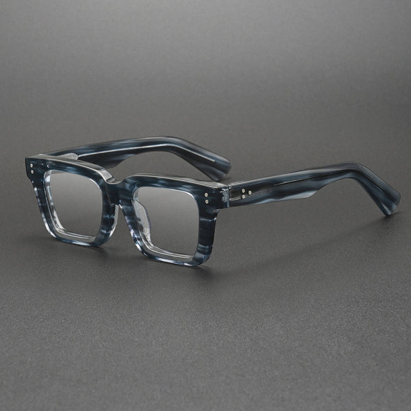 Len Vintage Square Acetate Glasses Frame