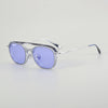 Jacob Square Titanium Glasses Frame With Magnetic Sunglasses Clips