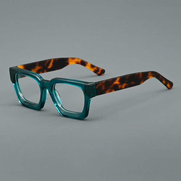 Lew Vintage Square Acetate Glasses Frame