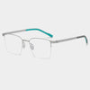 Sevan Half-frame Square Titanium Glasses Frame