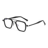 Platte Vintage Polygonal Titanium Glasses Frame