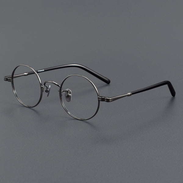 Udo Titanium Round Glasses Frame
