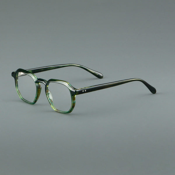 Tadros Vintage Geometric Acetate Glasses Frame