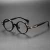 Willey Titanium Vintage Round Eyeglasses Frame