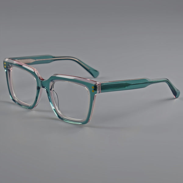 Tatt Retro Square Acetate Glasses Frame