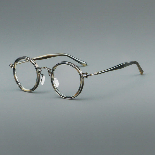 Tate Vintage Round Acetate Glasses Frame