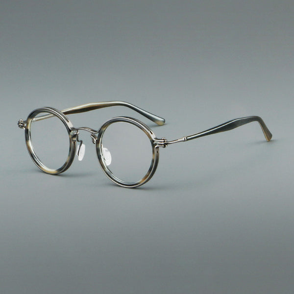 Tate Vintage Round Acetate Glasses Frame