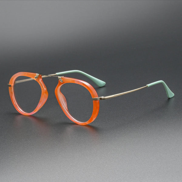 Andon Retro Aviator Acetate Glasses Frame