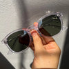 Black Mask Unisex Full Rim Acetate Square Polarized Sunglasses 14649