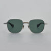 Black Mask Unisex Full Rim Square Titanium Polarized Sunglasses 151dt