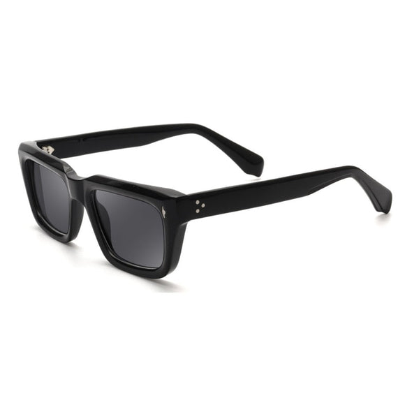 Gatenac Men's Full Rim Square Acetate Frame Polarized Sunglasses Tyj68